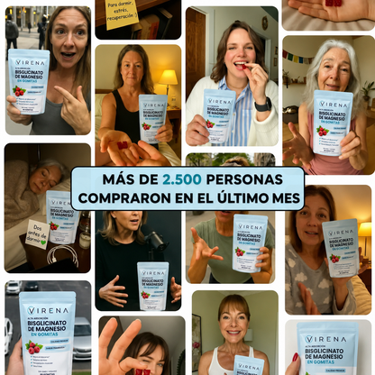 Gomitas de Magnesio Bisglicinato | Despierta sintiéndote realmente descansada