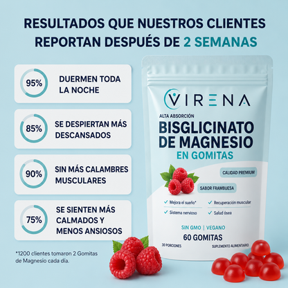 Gomitas de Magnesio Bisglicinato | Despierta sintiéndote realmente descansada
